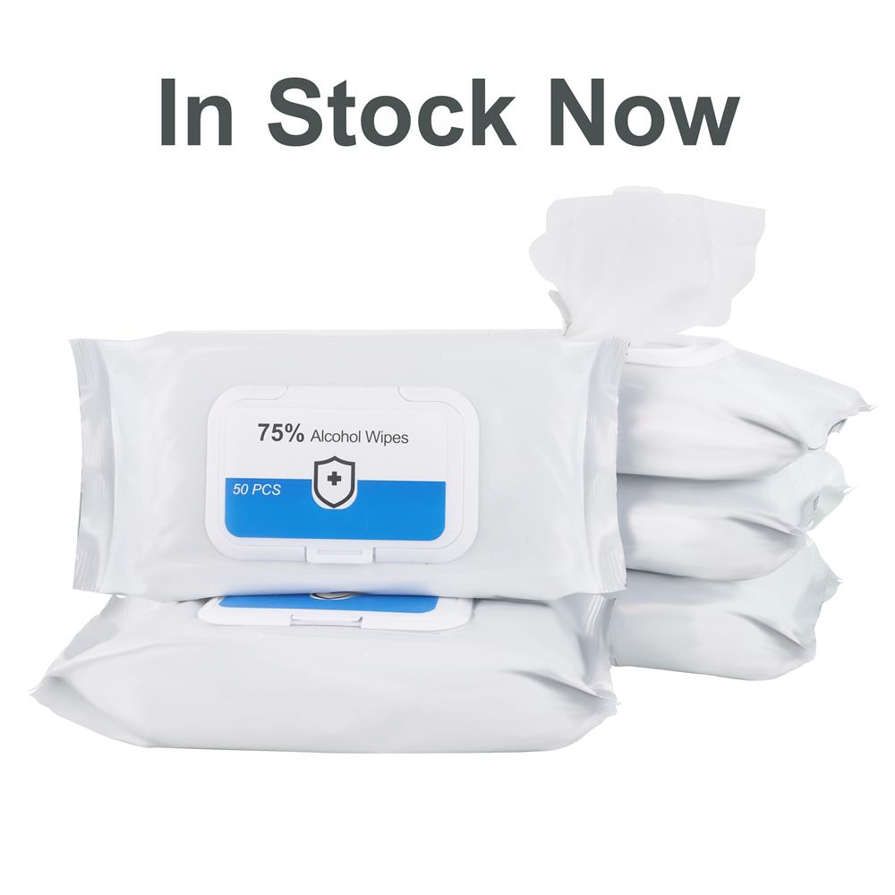 75% Alcohol Wet Wipes - 50PC Pack