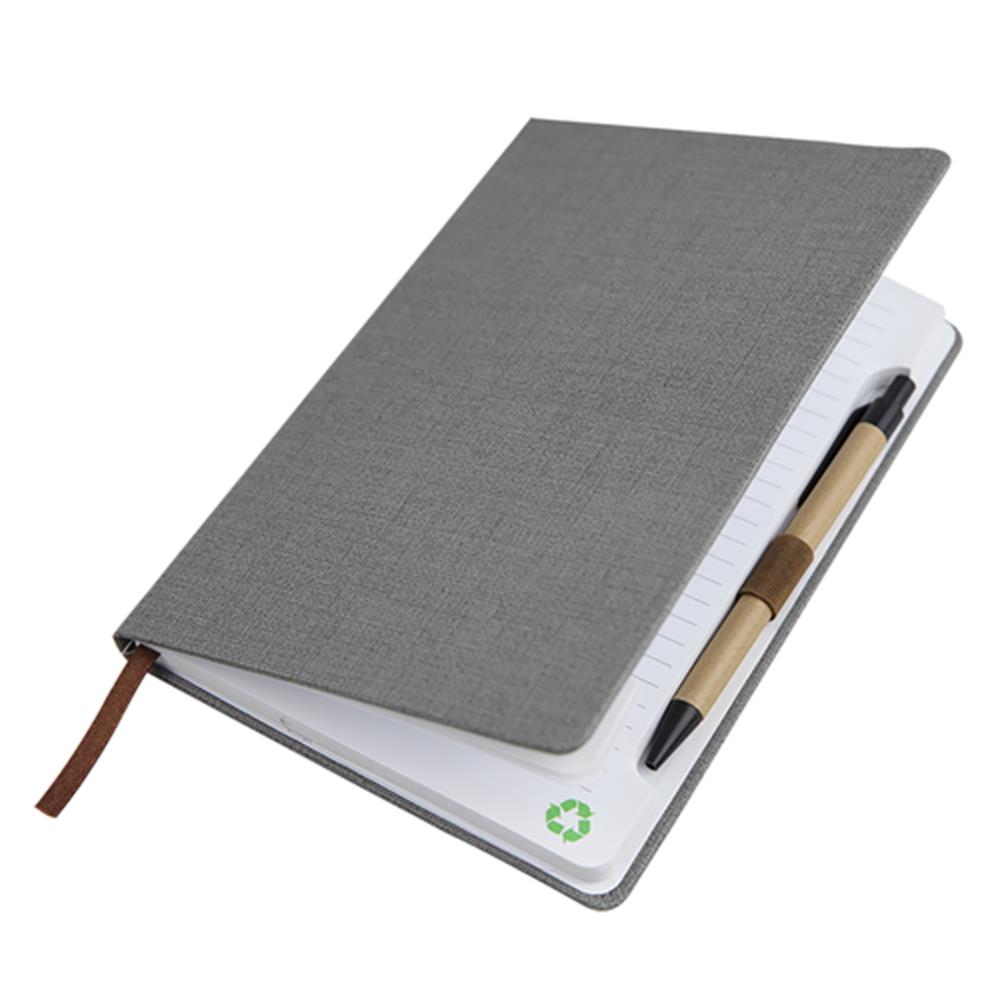 A5 Textured PU Notebook with pen