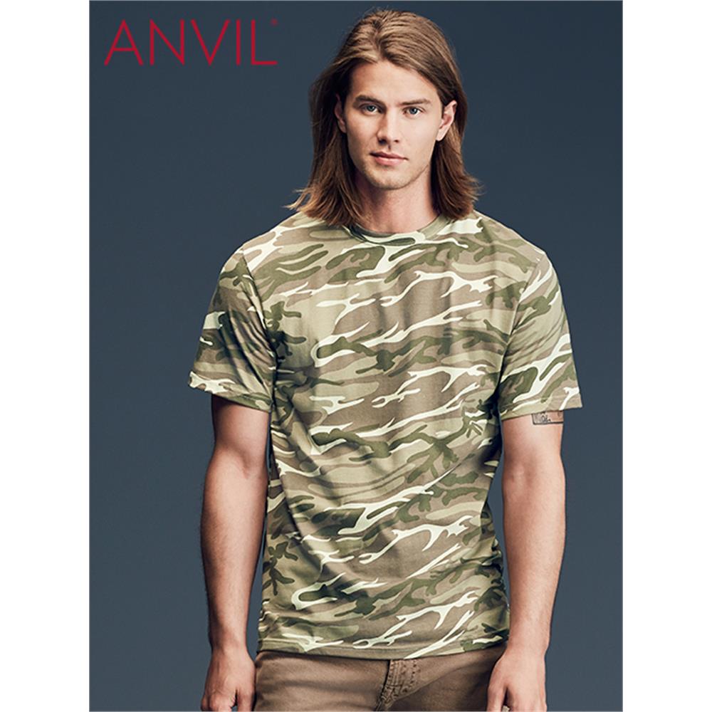 Anvil Midweight Adult Camouflage Tee Camo