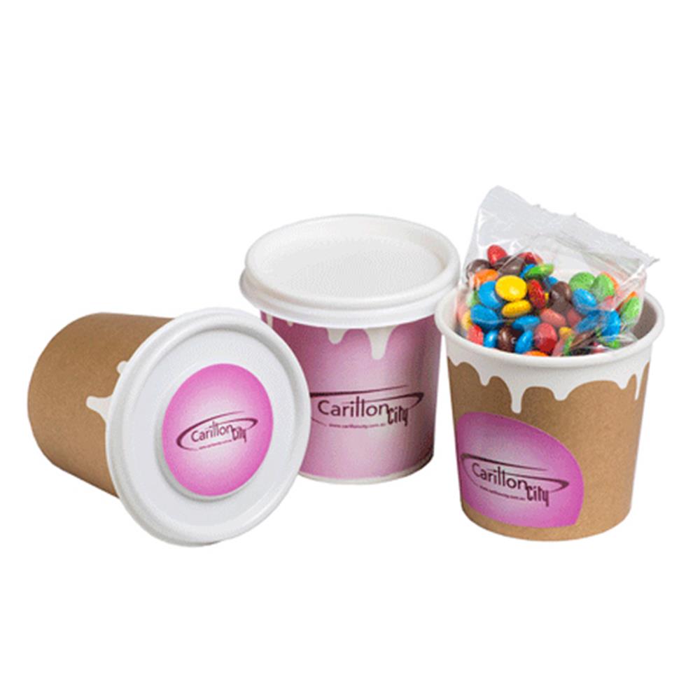 Coffee Cup filled with M&Ms