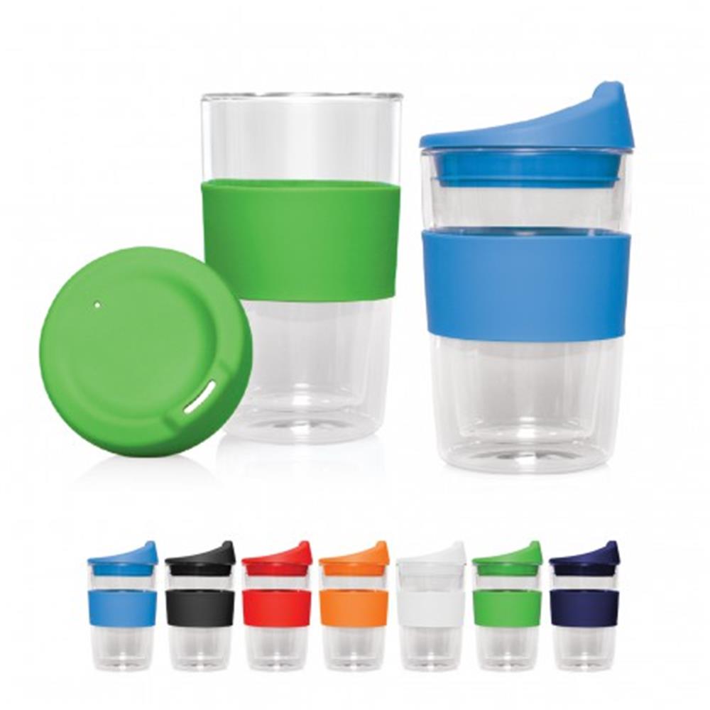Double Walled Glass Cup 2 Go