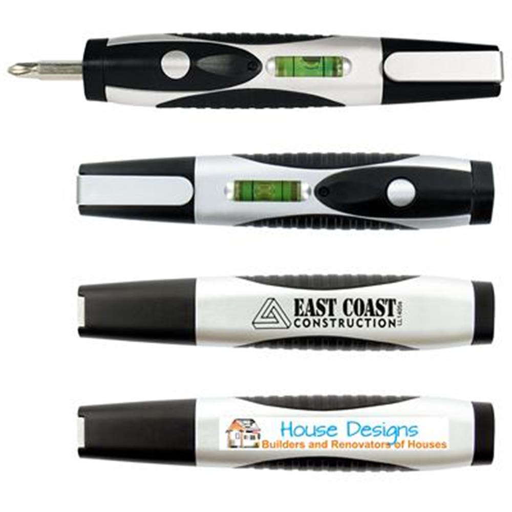 Duo Screwdriver Spirit Level LED Light