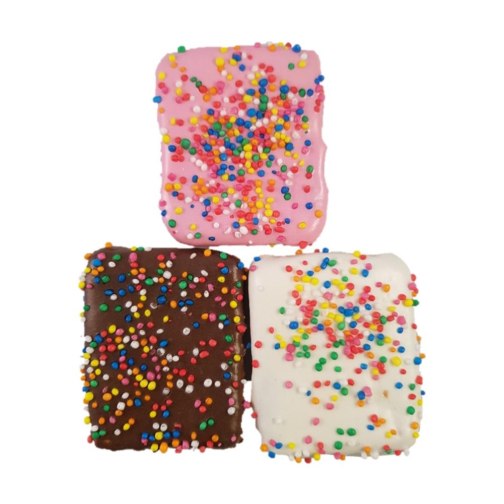 FAIRY BREAD - DOG COOKIE TREATS 1pce - Individually Wrapped 