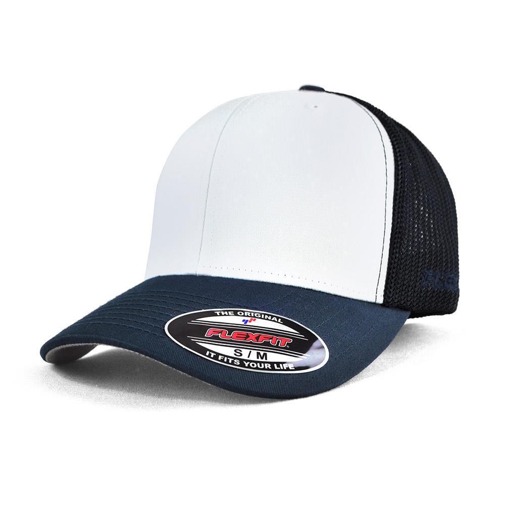 FLEXFIT® TRUCKER MESH - WHITE FRONT PANELS