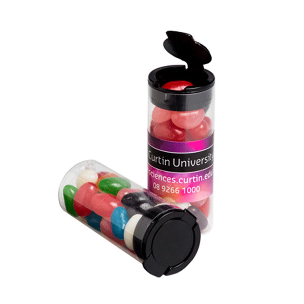Flip Lid Tube with Jelly Beans