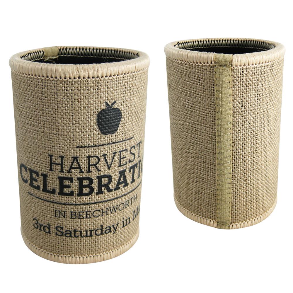 Hessian Stubby Cooler