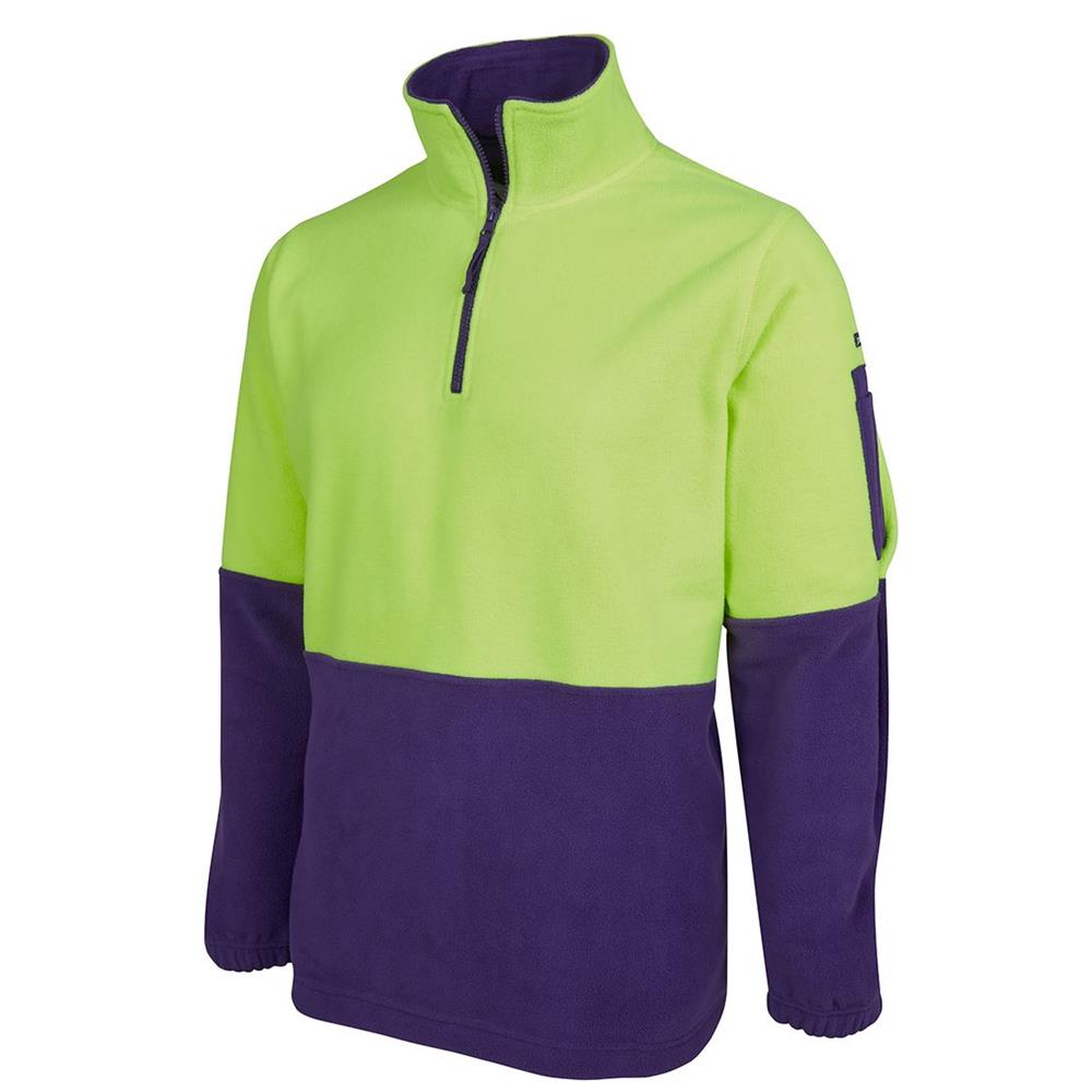 Hi Vis Half Zip Jumper