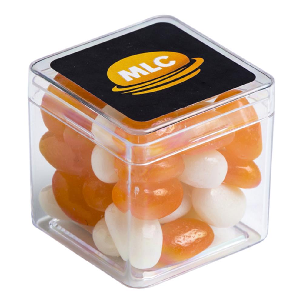 Jelly Beans In Hard Cube