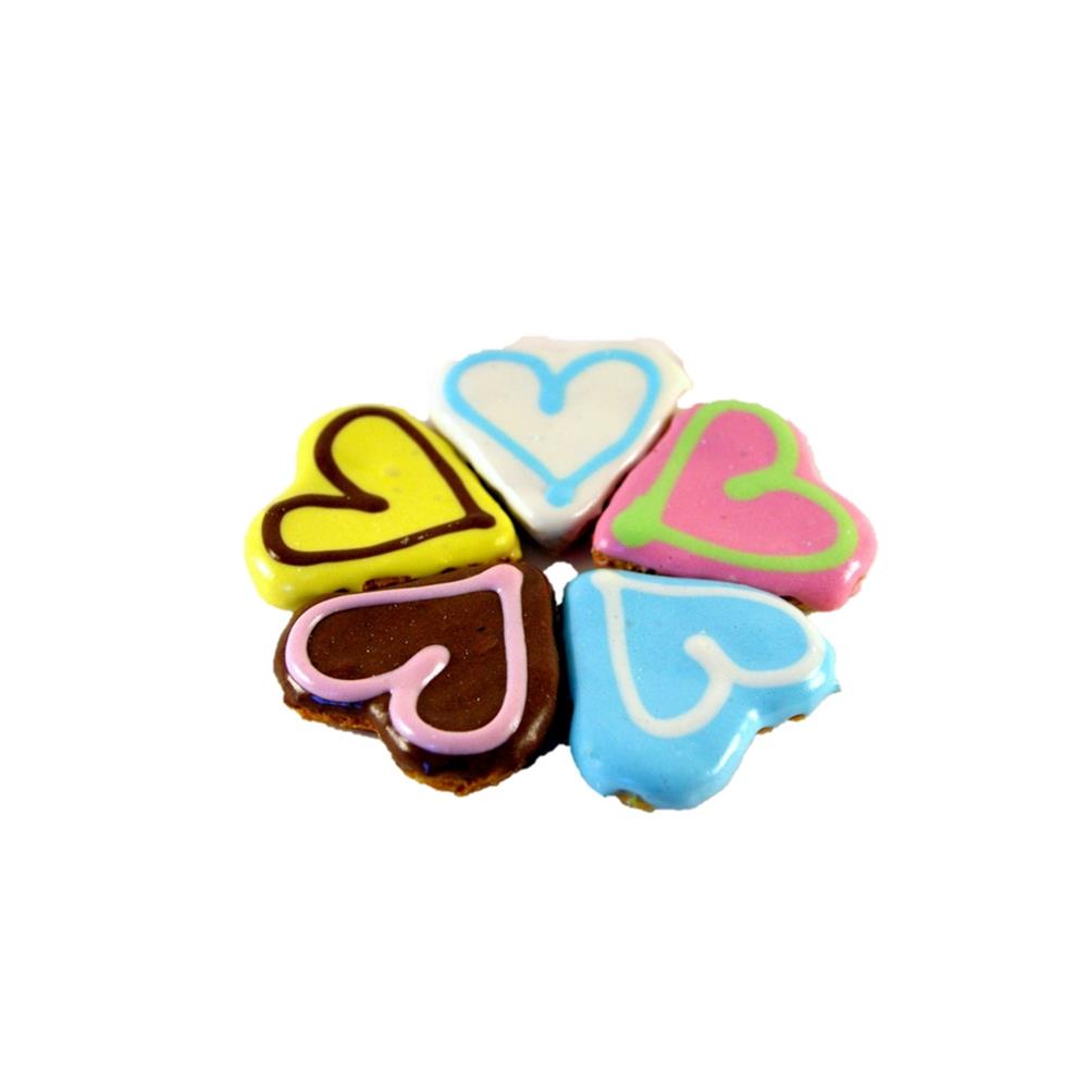 Little Doggy Love Hearts Gourmet Dog Treat 1pce - Individually Wrapped 