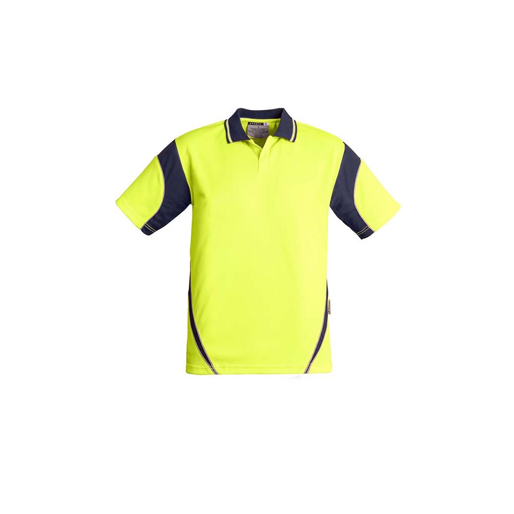 Mens Hi Vis Aztec Polo - Short Sleeve