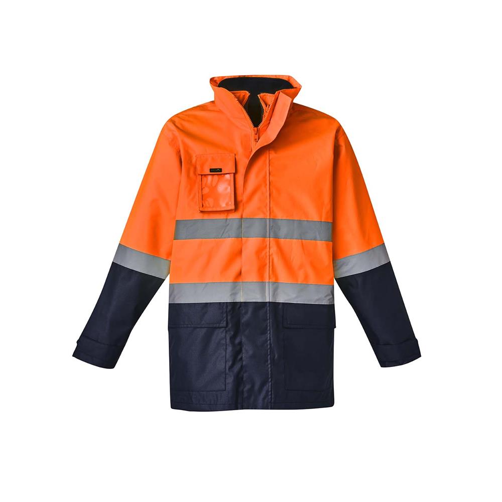 Mens Hi Vis Basic 4 in 1 Waterproof Jacket