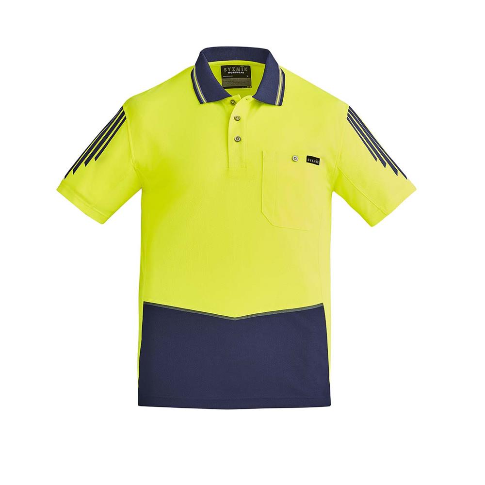 Mens Hi Vis Flux S/S Polo