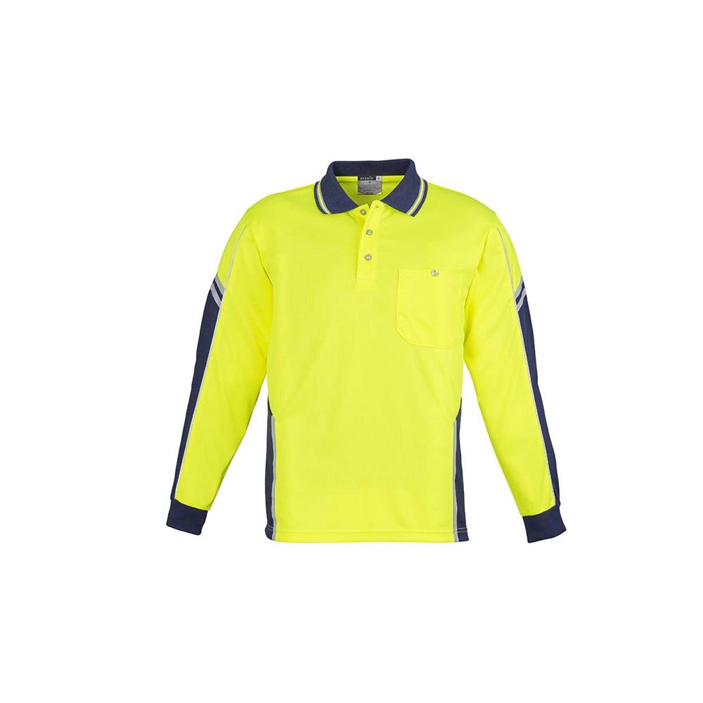 Mens Hi Vis Squad L/S Polo