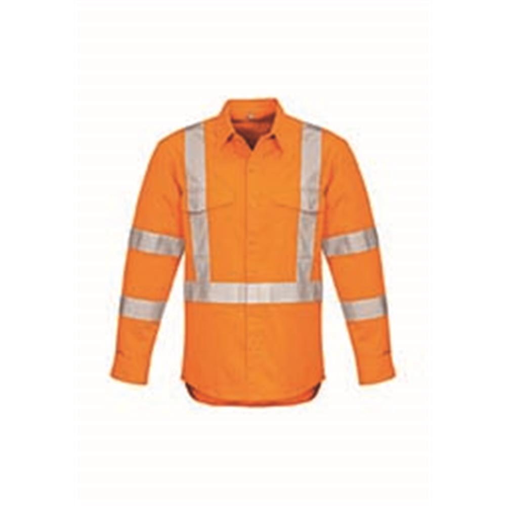 Mens Hi Vis X Back Taped Shirt