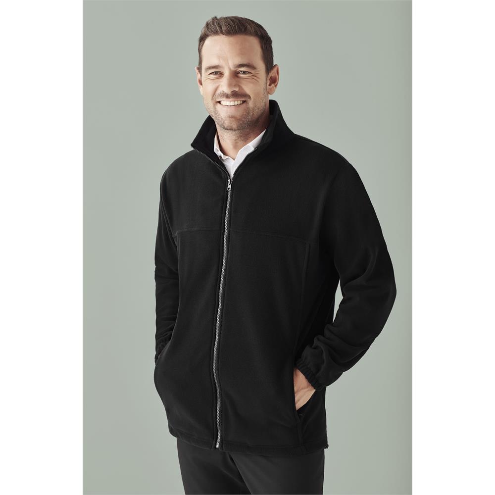 Mens Plain Micro Fleece Jacket