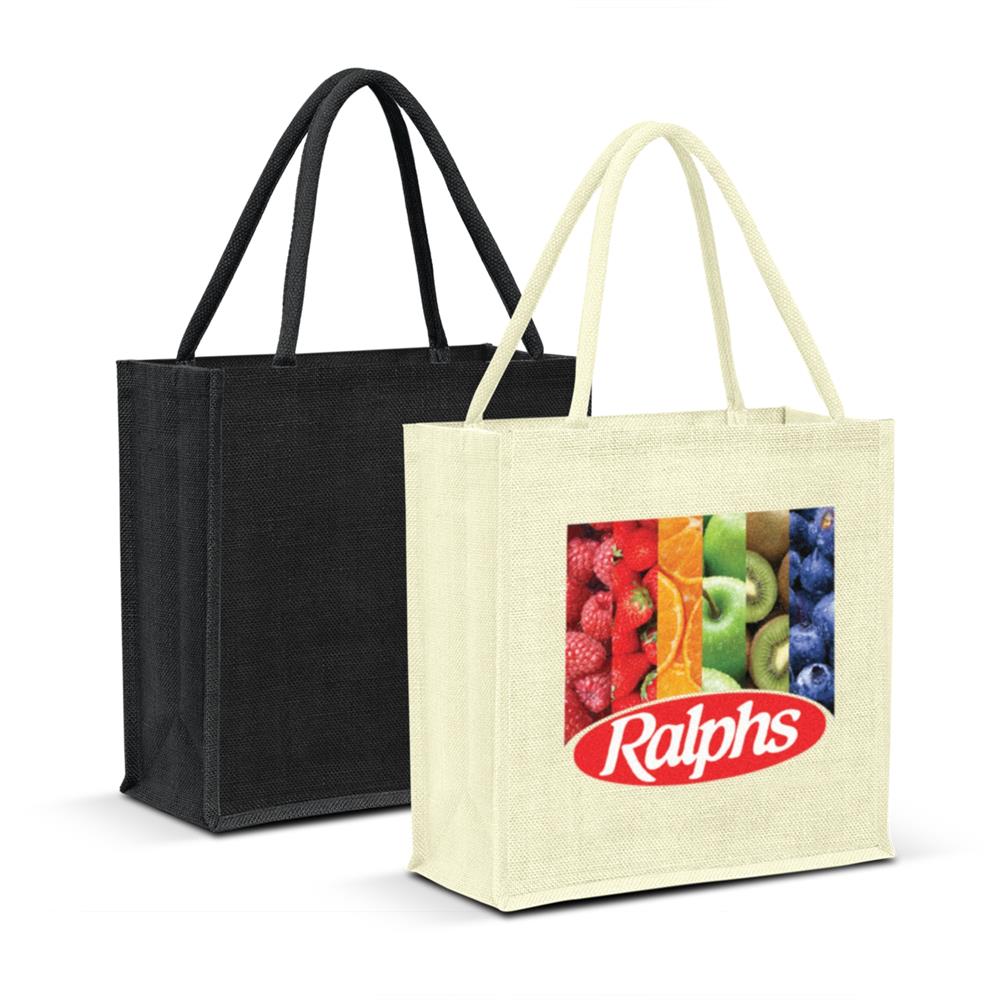 Monza Jute Tote Bag - Colour Match