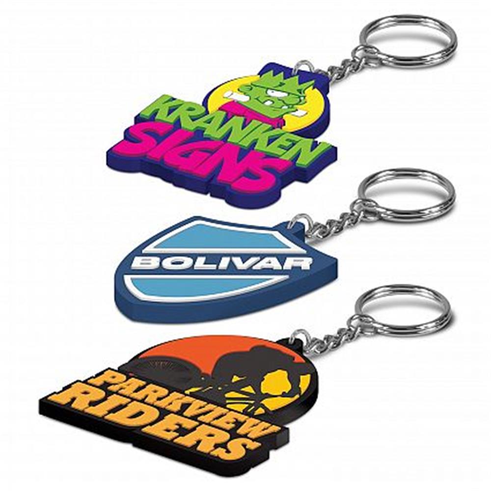 PVC Key Ring Customised