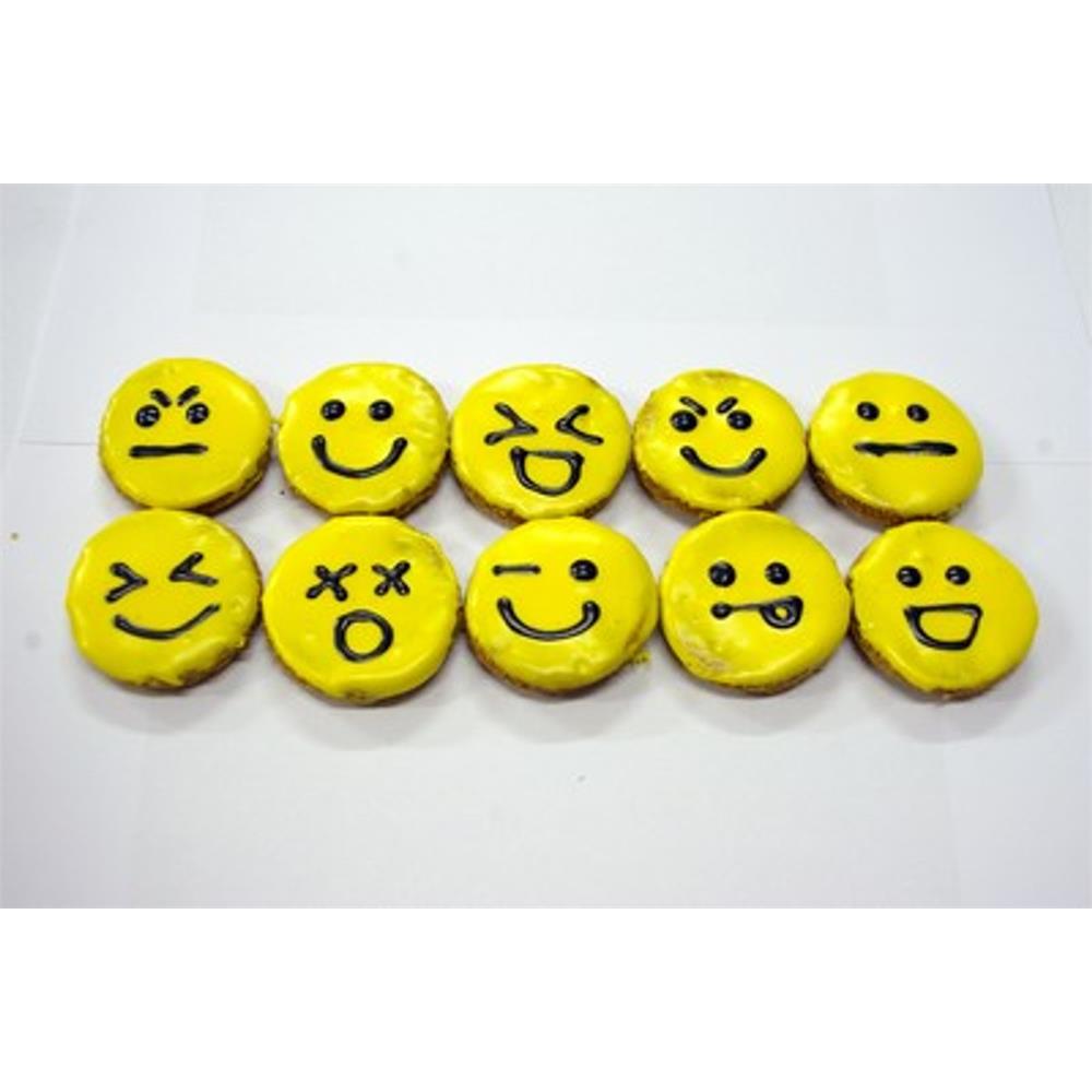 Puppy Emojis Gourmet Dog Treats 1pce - Individually Wrapped 