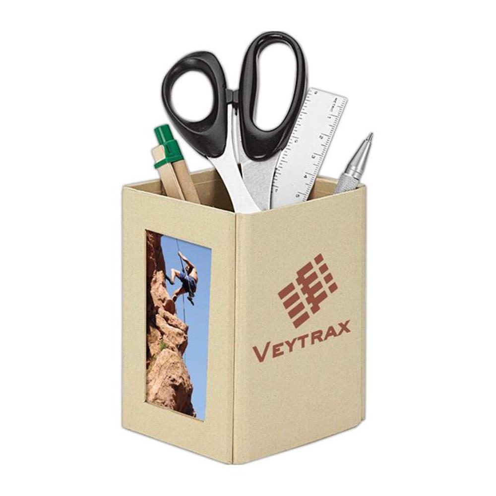 Recycled Paper with Photo Frame Pen Holder