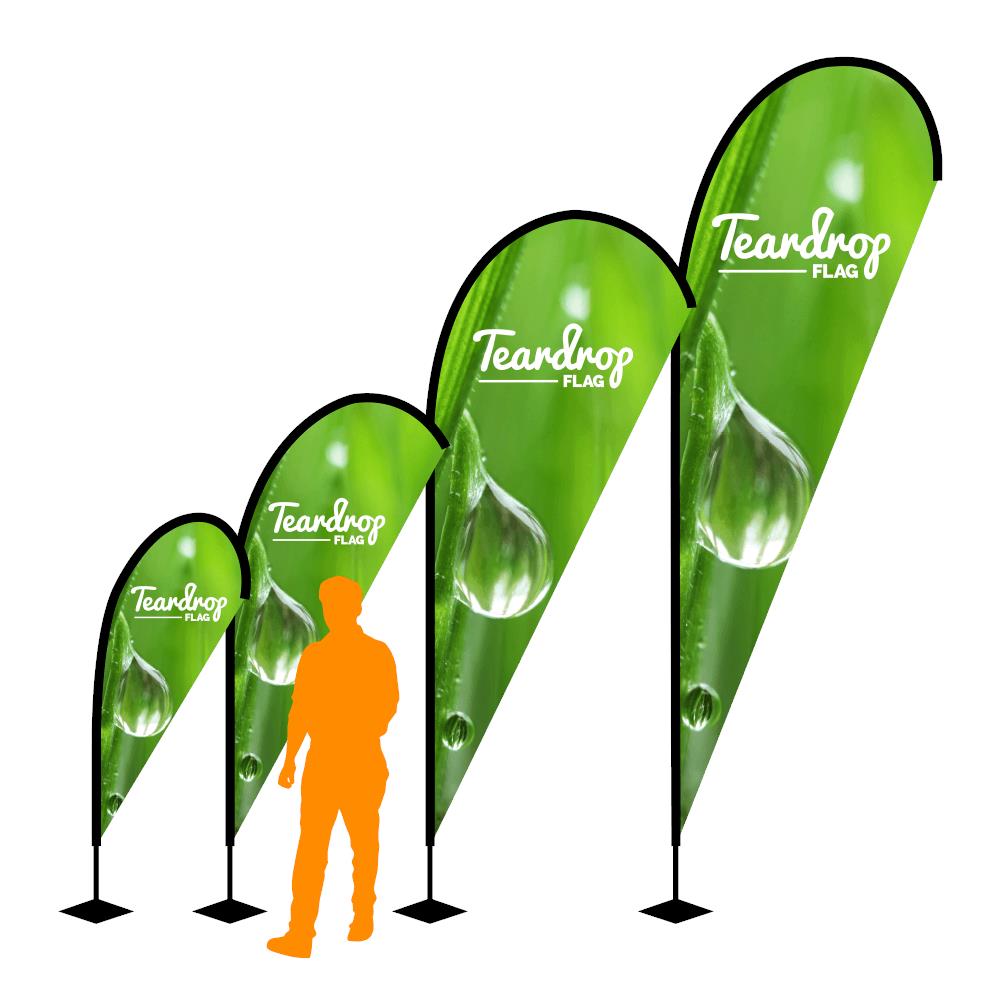 Teardrop Banner - Medium 3.3m