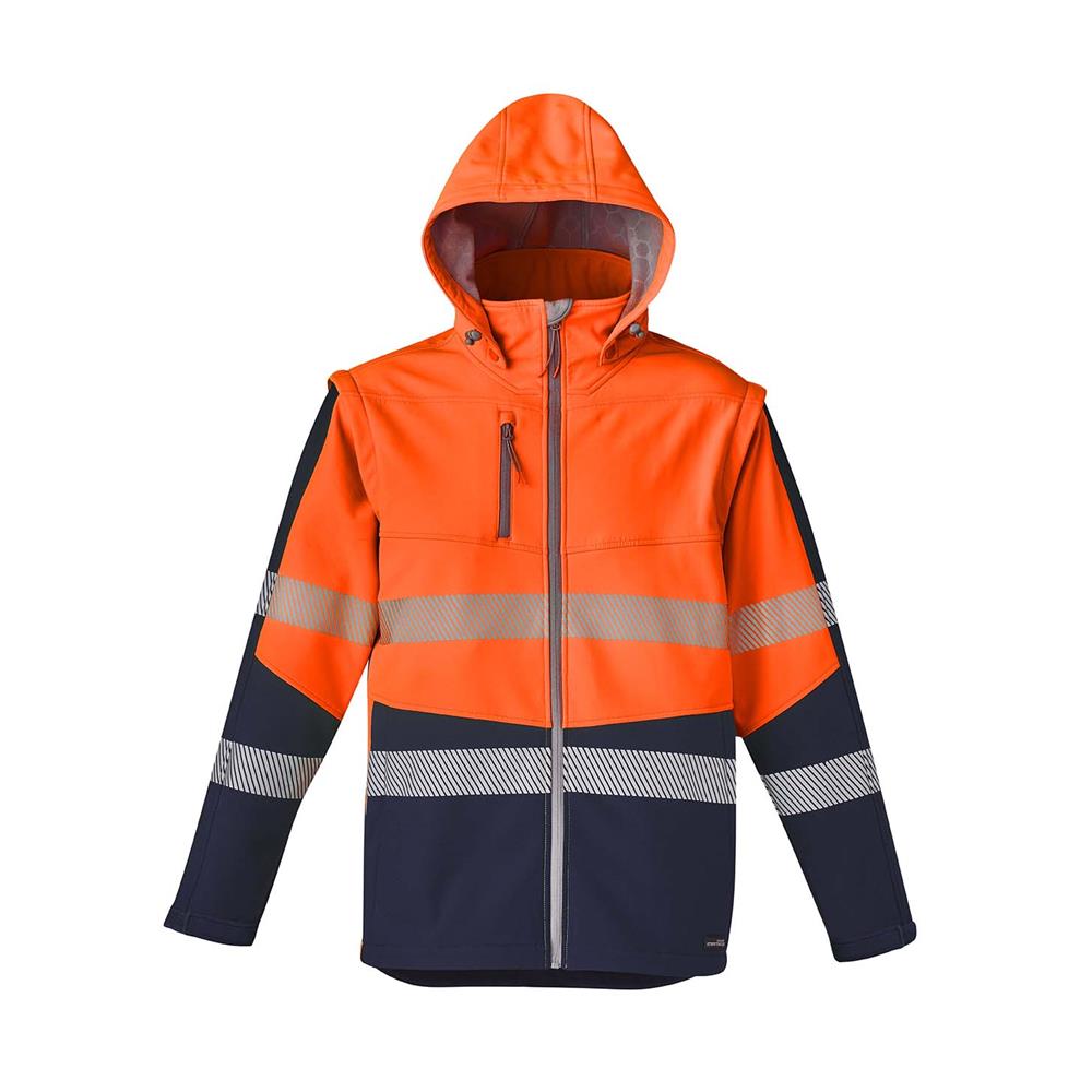 Unisex 2 in 1 Stretch Softshell Taped Jacket