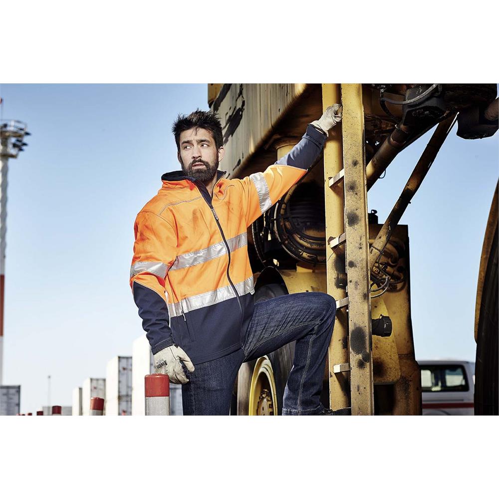 Unisex Hi Vis Soft Shell Jacket
