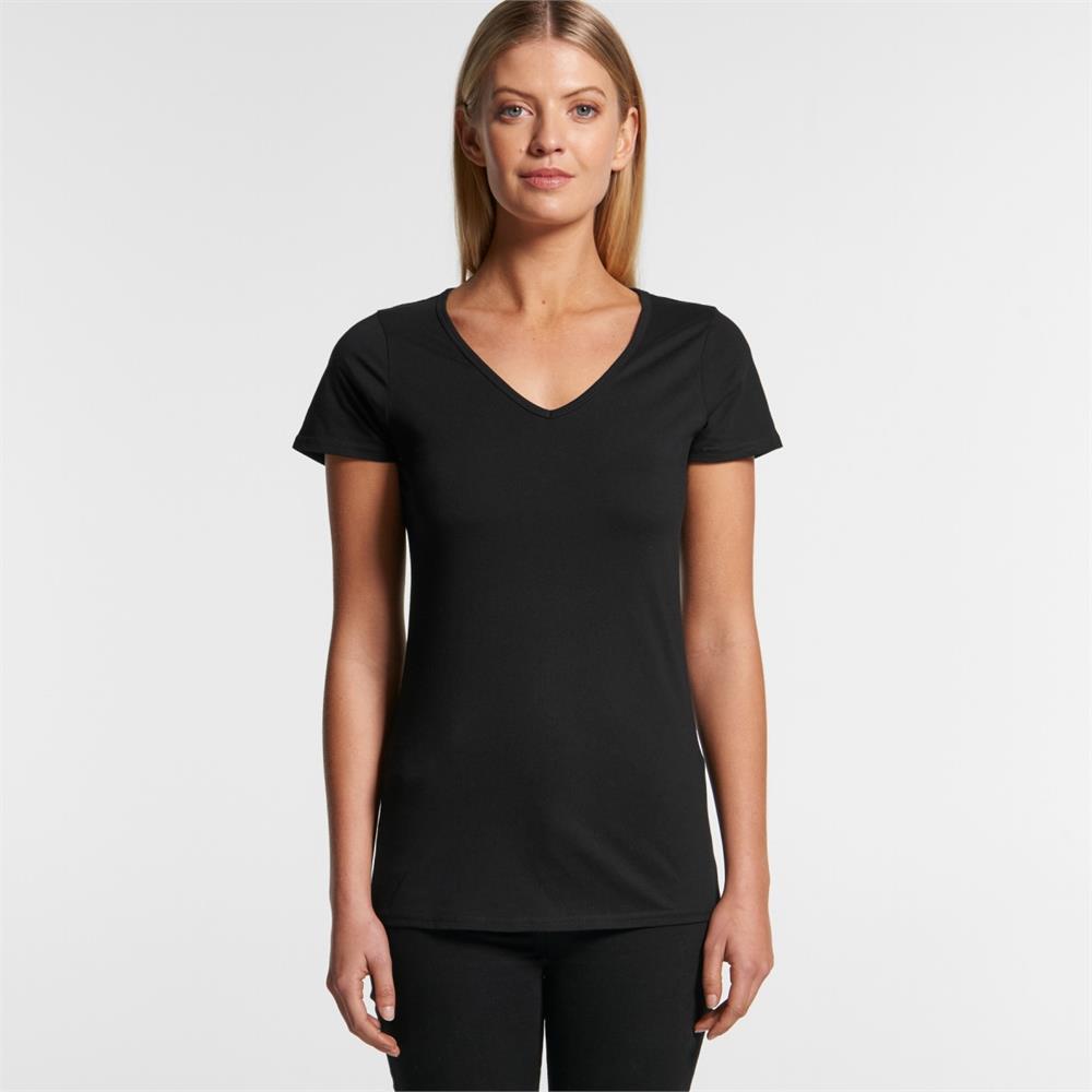 Womens Bevel V-Neck Tee