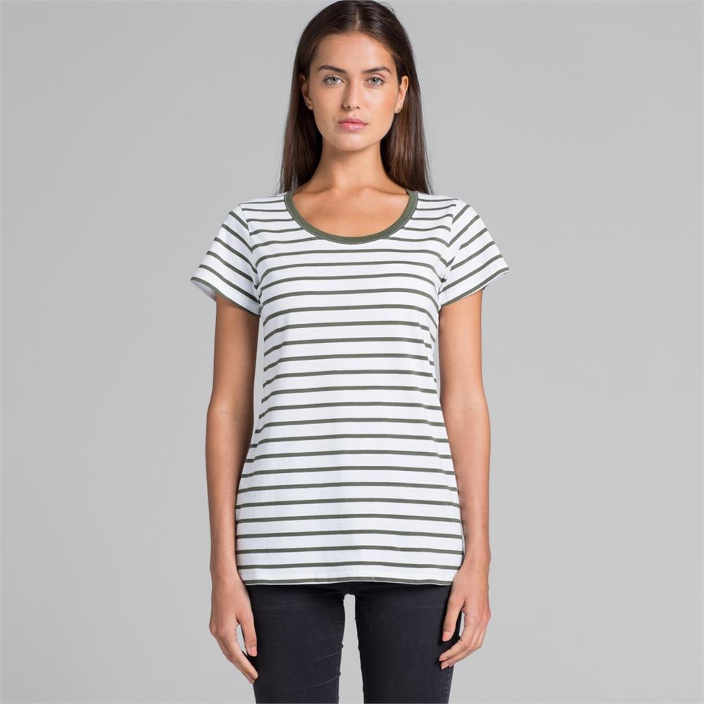 Womens Loop Stripe Tee